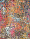 Nourison Celestial CES14 Modern Machine Made Power-loomed Indoor only Area Rug Sunset 7'10" x 10'6" 99446462596