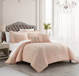 Hubli Blush Queen 5pc Comforter Set