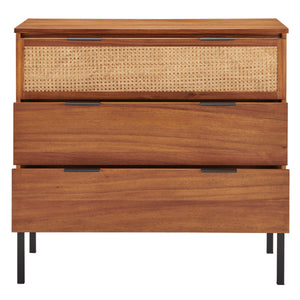 New Pacific Direct Caine Rattan Chest 3 Drawers 8000062-NPD