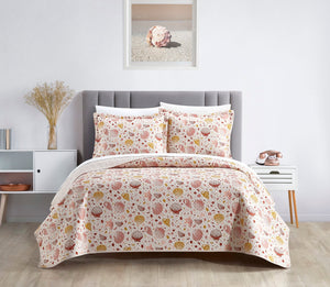 Bali Queen 7pc Quilt Set