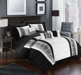 Clayton White King 10pc Comforter Set