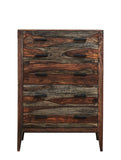 Porter Designs Fall River Solid Sheesham Wood Contemporary Chest Gray 04-117-03-4477