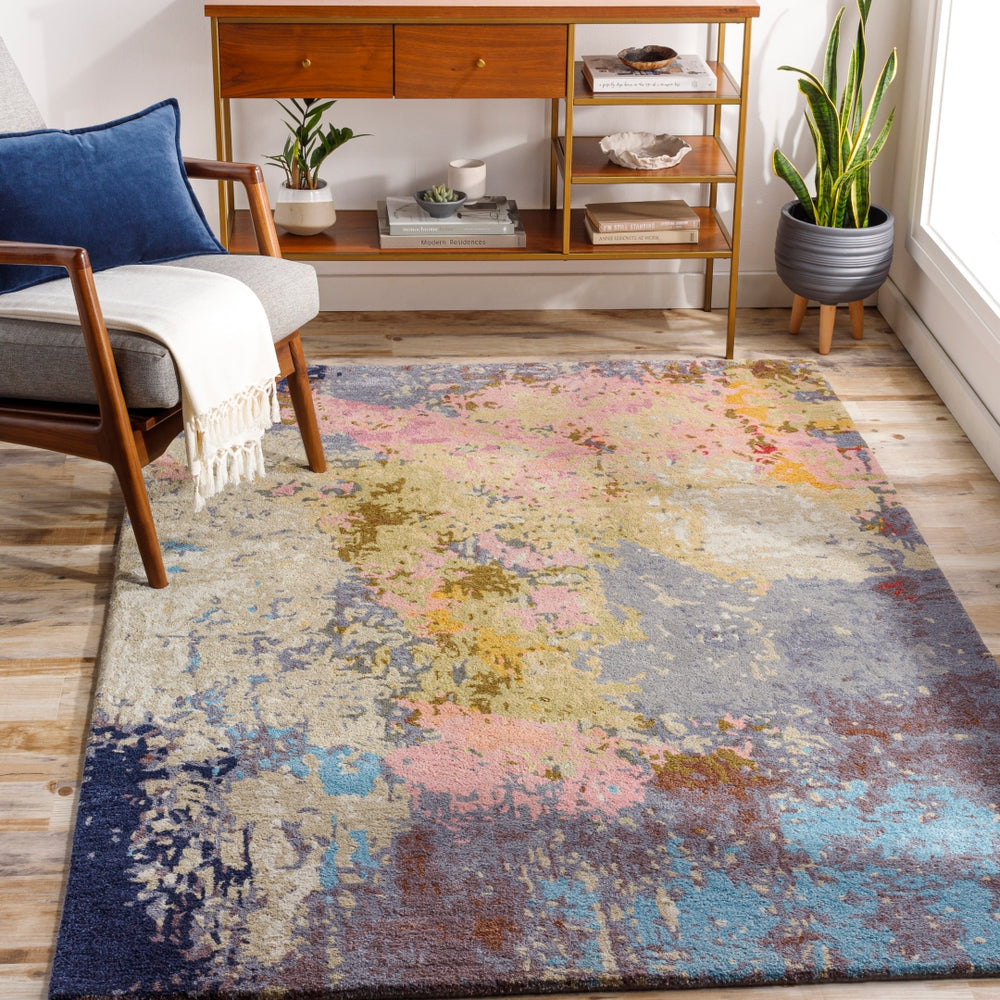 Kavita KVT-2320 Modern Viscose, Wool Rug KVT2320-8RD  50% Viscose, 50% Wool 8' Round