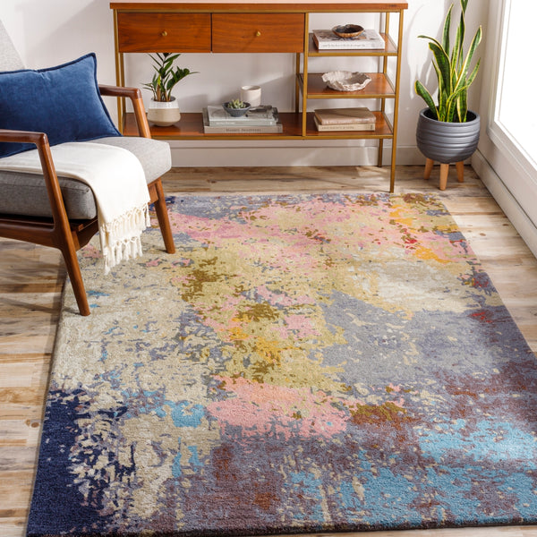 Kavita KVT-2320 Modern Viscose, Wool Rug KVT2320-8RD  50% Viscose, 50% Wool 8' Round