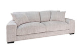 Porter Designs Big Chill Soft Microfiber Contemporary Sofa Cream 01-33C-01-4439