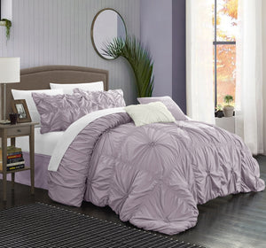 HALPERT LAVENDER KING 6 Piece COMFORTER SET