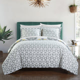 Ibiza Grey Full/Queen 3pc Duvet Set