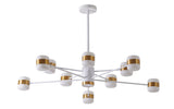 Bethel White LED Chandelier in Metal