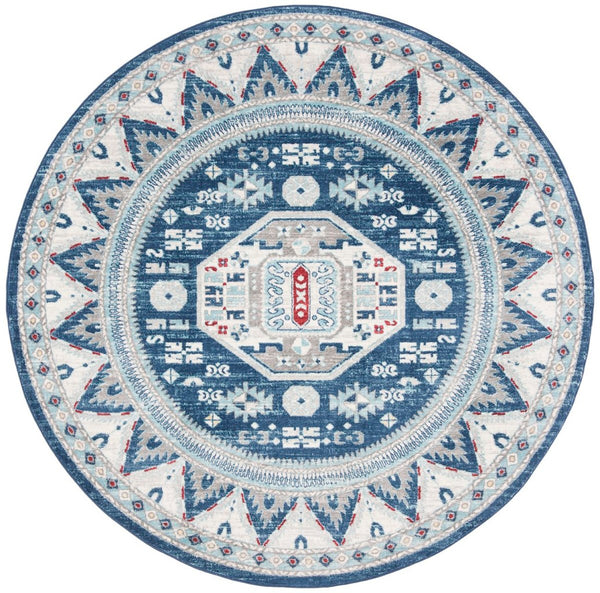 Safavieh Kazak 118 Power Loomed 60% Polypropylene/40% Jute Contemporary Rug KZK118D-7SQ