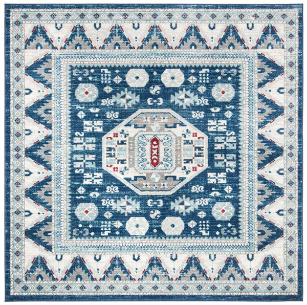 Safavieh Kazak 118 Power Loomed 60% Polypropylene/40% Jute Contemporary Rug KZK118D-7SQ