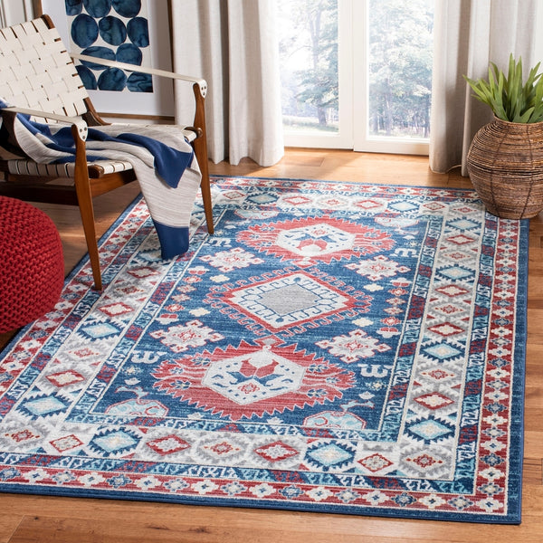 Safavieh Kazak 119 Power Loomed 60% Polypropylene/40% Jute Contemporary Rug KZK119R-7SQ