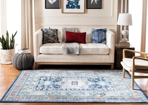 Safavieh Kazak 122 Power Loomed 60% Polypropylene/40% Jute Contemporary Rug KZK122B-7SQ