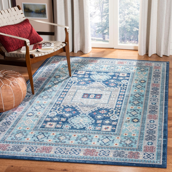 Safavieh Kazak 122 Power Loomed 60% Polypropylene/40% Jute Contemporary Rug KZK122B-7SQ