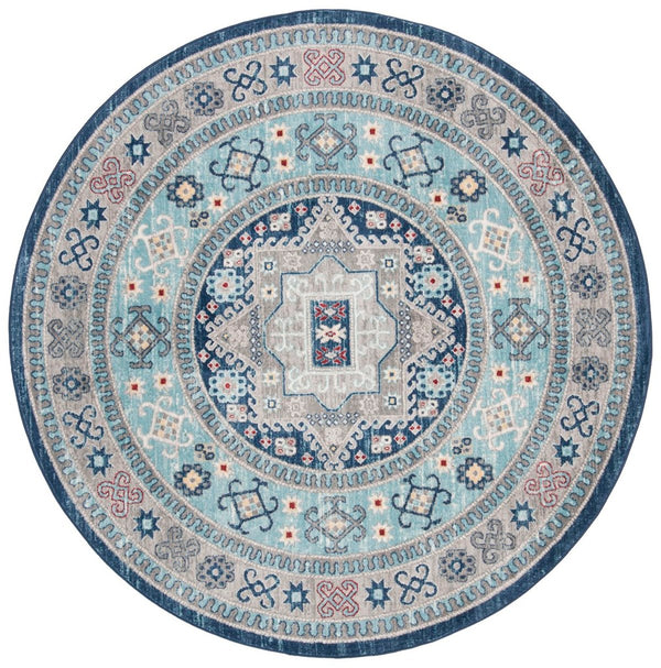 Safavieh Kazak 122 Power Loomed 60% Polypropylene/40% Jute Contemporary Rug KZK122B-7SQ