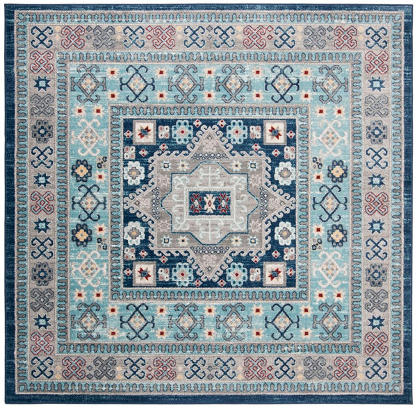 Safavieh Kazak 122 Power Loomed 60% Polypropylene/40% Jute Contemporary Rug KZK122B-7SQ