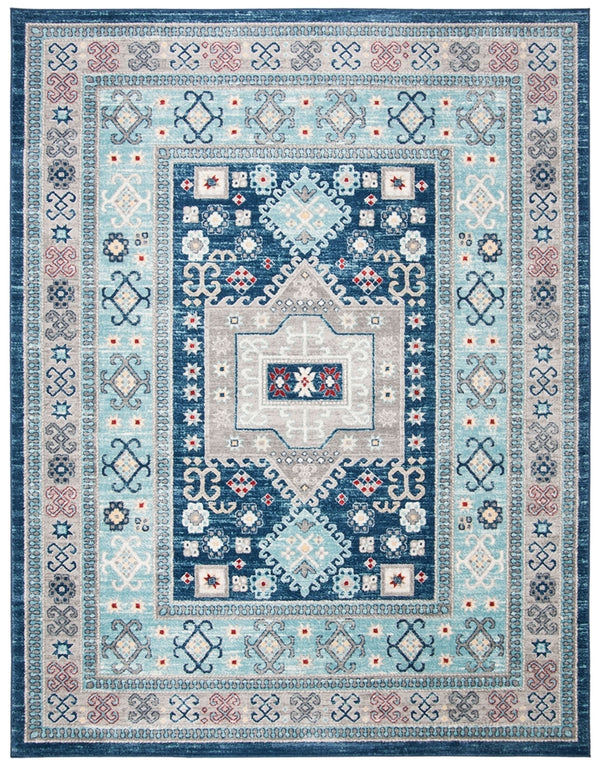 Safavieh Kazak 122 Power Loomed 60% Polypropylene/40% Jute Contemporary Rug KZK122B-7SQ