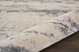 Nourison Rustic Textures RUS04 Painterly Machine Made Power-loomed Indoor Area Rug Beige/Grey 7'10" x 10'6" 99446462060