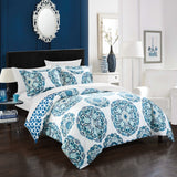 Ibiza Blue Full/Queen 3pc Duvet Set