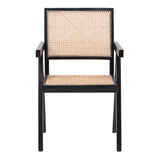 Bordeaux Rattan Dining Chair Black/Natural