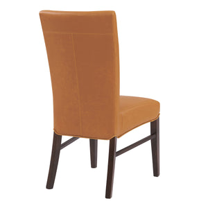 Milton Bonded Leather Dining Chairs - Set of 2, Stylish Accent Chairs for Modern Home Decor