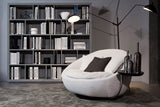 VIG Furniture Divani Casa Alba Modern Grey Fabric Chair w/ Tray VGWCL157-GRY