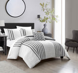 Sofia Grey Queen 4pc Comforter Set