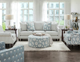 Fusion 01-02 Transitional Accent Chair 01-02 Cassini Mist