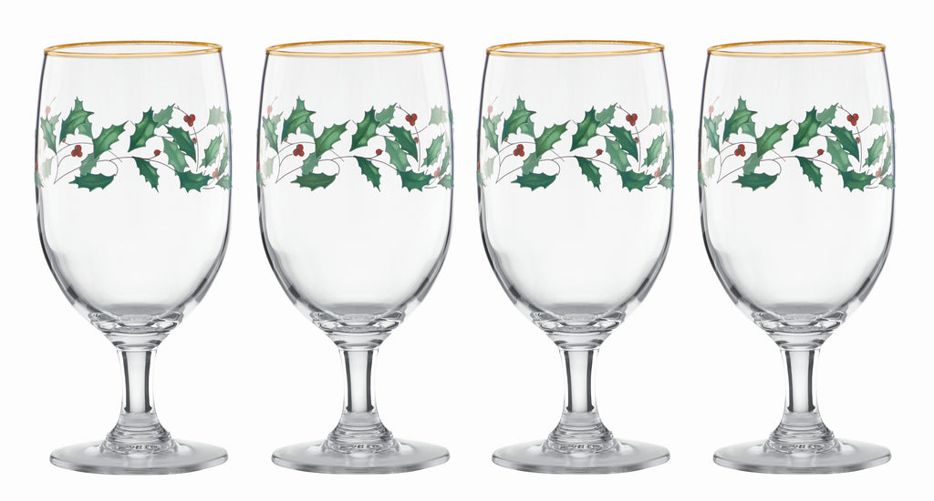 Lifetime Economical Oneida Bottoms Up Wine Glasses, Set of 4, wine glasses  set 4