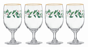 Lenox Holiday™ 4-Piece Iced Beverage Glass Set 849606