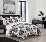 Chic Home Morris Quilt Set Grey King