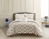 Chic Home Miles Comforter Set Beige King