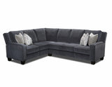 West End 685-76P,55,15P Transitional Power Headrest Reclining Sectional [Made to Order - 2 Week Build Time]