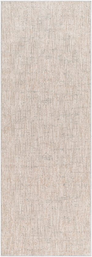Laila LAA-2301 Traditional Polyester Rug LAA2301-2773 Camel, Light Gray, Taupe, Beige, Charcoal, Medium Gray, Cream 100% Polyester 2'7" x 7'3"