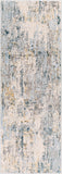 Laila LAA-2303 Modern Polyester Rug LAA2303-2773 Light Gray, Navy, Camel, Wheat, Charcoal, Medium Gray, Beige, Taupe, Teal, Cream 100% Polyester 2'7" x 7'3"