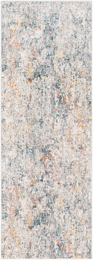 Laila LAA-2304 Modern Polyester Rug LAA2304-2773 Light Gray, Beige, White, Navy, Camel, Wheat, Teal, Clay, Medium Gray, Charcoal, Cream 100% Polyester 2'7" x 7'3"