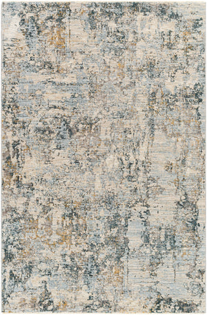 Laila LAA-2305 Modern Polyester Rug LAA2305-9122 Light Gray, Navy, Camel, Wheat, Charcoal, Medium Gray, Beige, Taupe, Cream 100% Polyester 9' x 12'2"