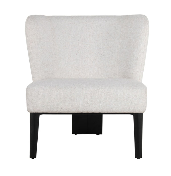 VIG Furniture Divani Casa Ladean - Modern White Accent Chair VGEUGD8767BLK-WHT-CH
