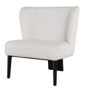 VIG Furniture Divani Casa Ladean - Modern White Accent Chair VGEUGD8767BLK-WHT-CH