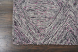 Nourison Linked LNK01 Painterly Handmade Tufted Indoor only Area Rug Heather 8' x 10'6" 99446384072