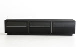 VIG Furniture Modrest Landon Contemporary Black TV Stand VGBBSJ8202-BLK