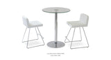 Lady Glass Series Set: Lara Wire Stool PPM Only No Lady Glass Table