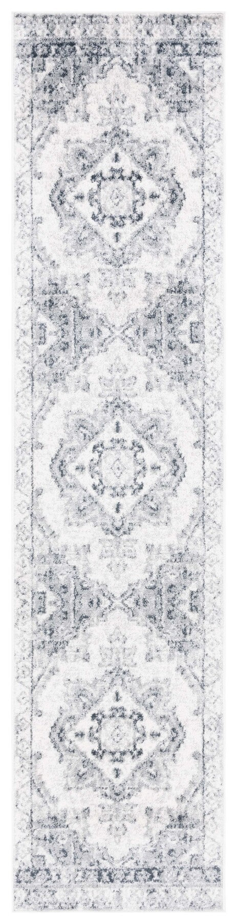 Safavieh Layla 104 Power Loomed Rug Ivory Grey / Charcoal 9' x 12'