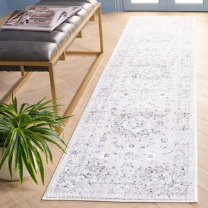Safavieh Layla 106 Power Loomed Rug Ivory / Grey 9' x 12'