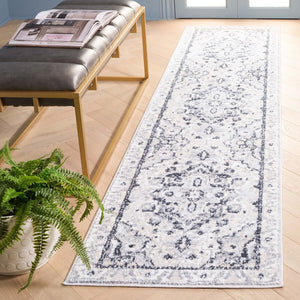 Safavieh Layla 107 Power Loomed Rug Ivory Grey / Charcoal 9' x 12'