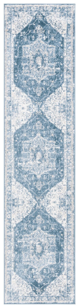 Safavieh Layla 108 Power Loomed Rug Ivory Grey / Blue 9' x 12'
