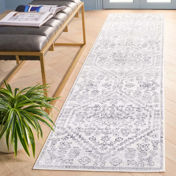 Safavieh Layla 110 Power Loomed Rug Ivory Grey / Charcoal 9' x 12'
