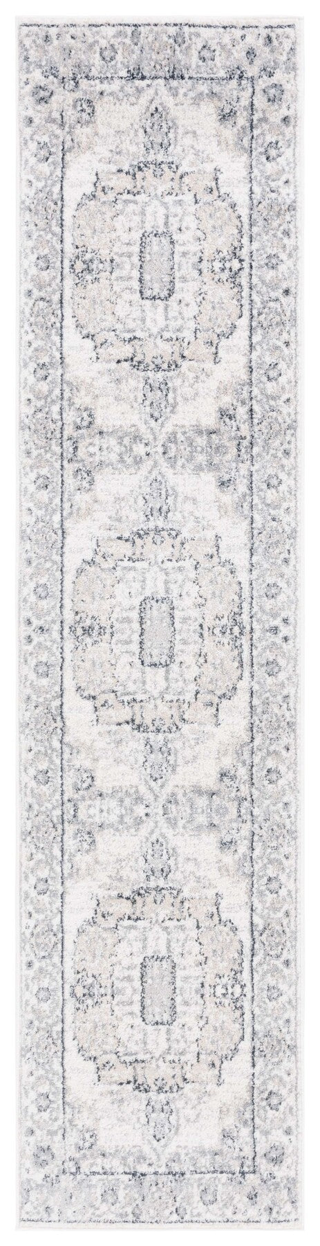 Safavieh Layla 111 Power Loomed Rug Ivory Grey / Charcoal 9' x 12'