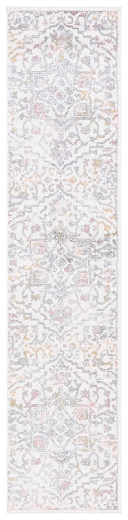 Safavieh Layla 113 Power Loomed Rug Ivory Grey / Pink 9' x 12'
