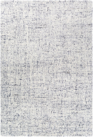 Lucca LCA-2303 Modern Wool Rug LCA2303-81012 Medium Gray, Charcoal, Light Gray, Cream 100% Wool 8'10" x 12'