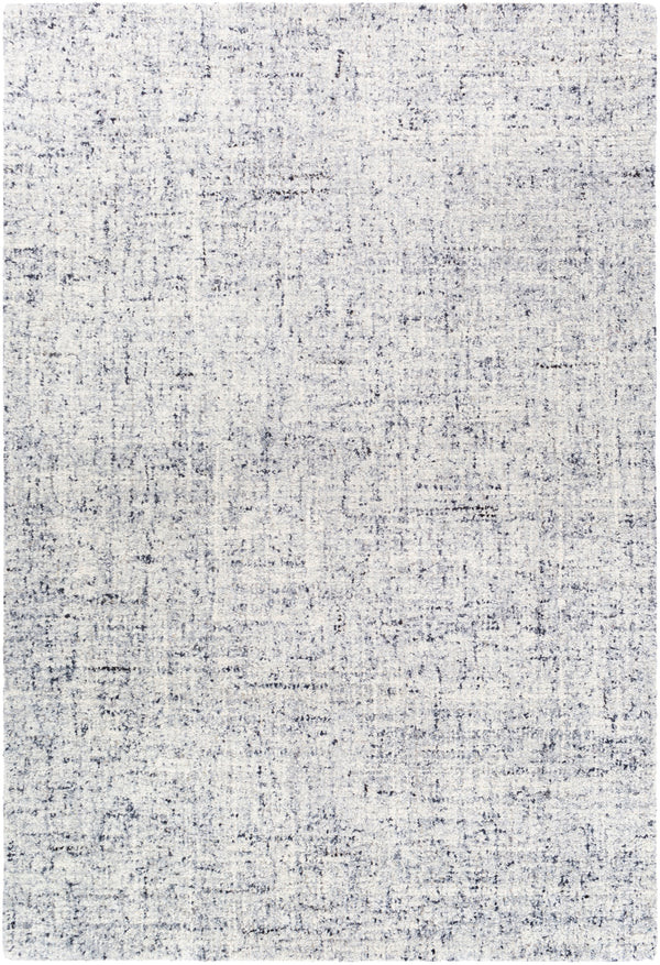 Lucca LCA-2303 Modern Wool Rug LCA2303-81012 Medium Gray, Charcoal, Light Gray, Cream 100% Wool 8'10" x 12'